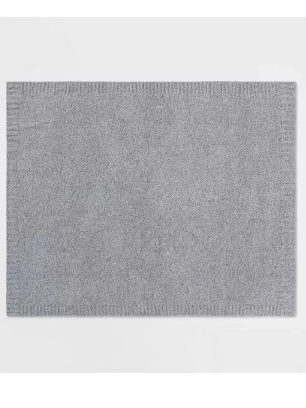 Threshold Cozy Knit Throw Blanket Charcoal Midweight Modern Decor